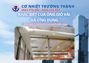 khác biệt của ống gió vải và ứng dụng