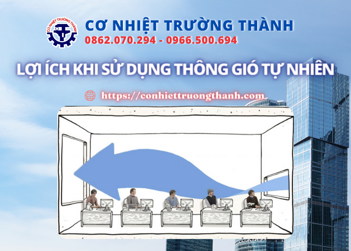 lợi ích khi sử dụng thông gió tự nhiên