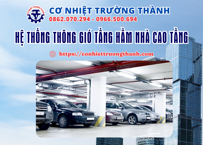 hệ thống thông gió tầng hầm nhà cao tầng