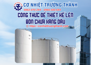 công thức để thiết kế lên bồn chứa xăng dầu