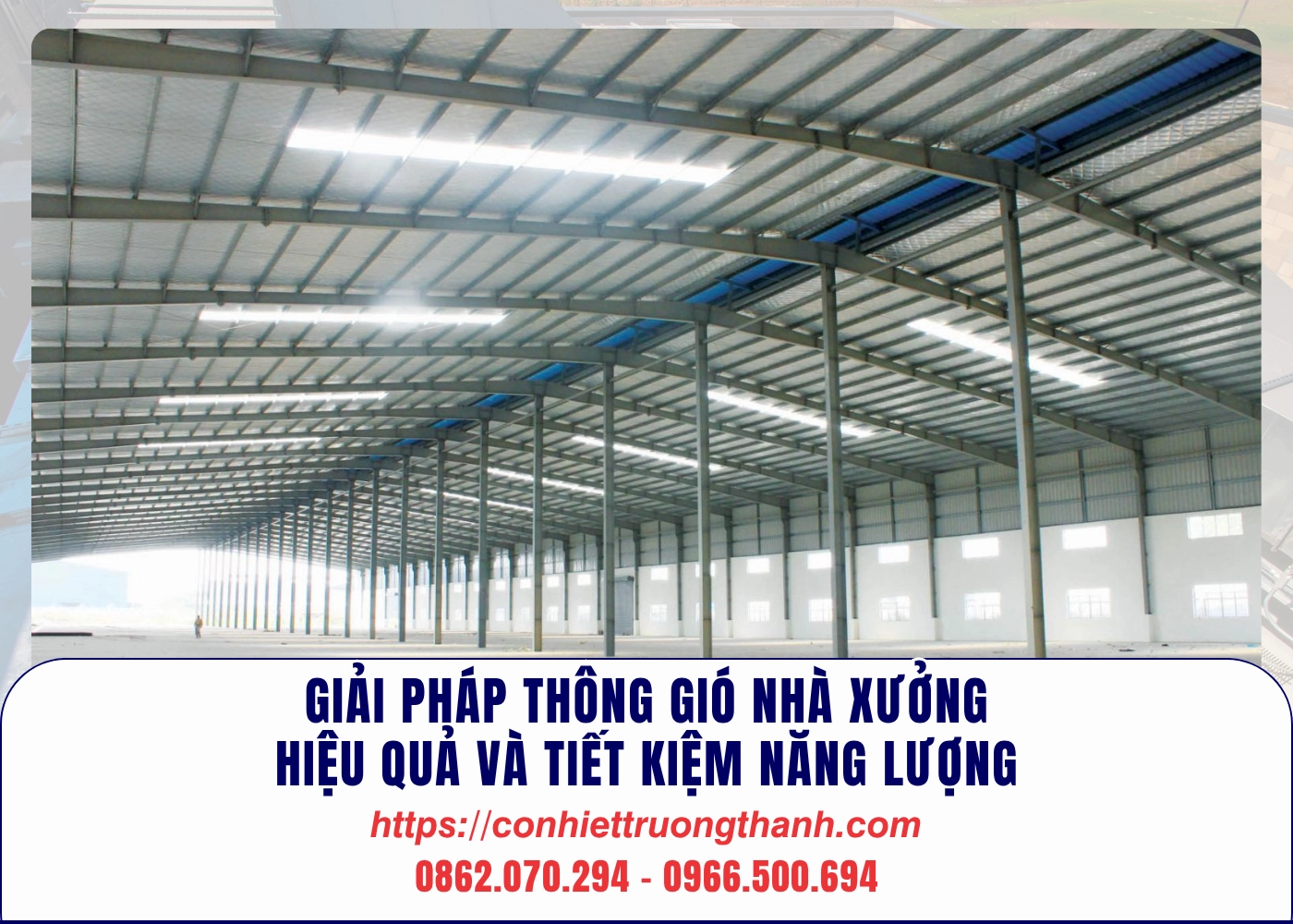 giải pháp thông gió nhà xưởng hiệu quả và tiết kiệm năng lượng