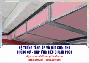 hệ thống tăng áp và hút khói cho chung cư – Đáp ứng tiêu chuẩn pccc