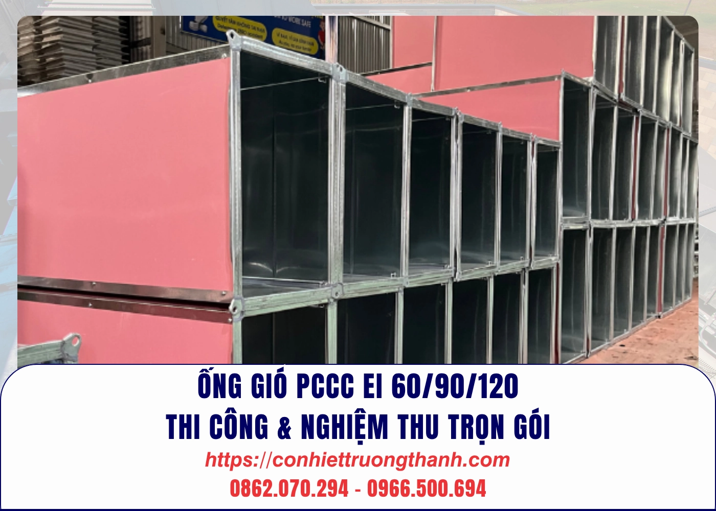 ống gió pccc ei 6090120 thi công & nghiệm thu trọn gói