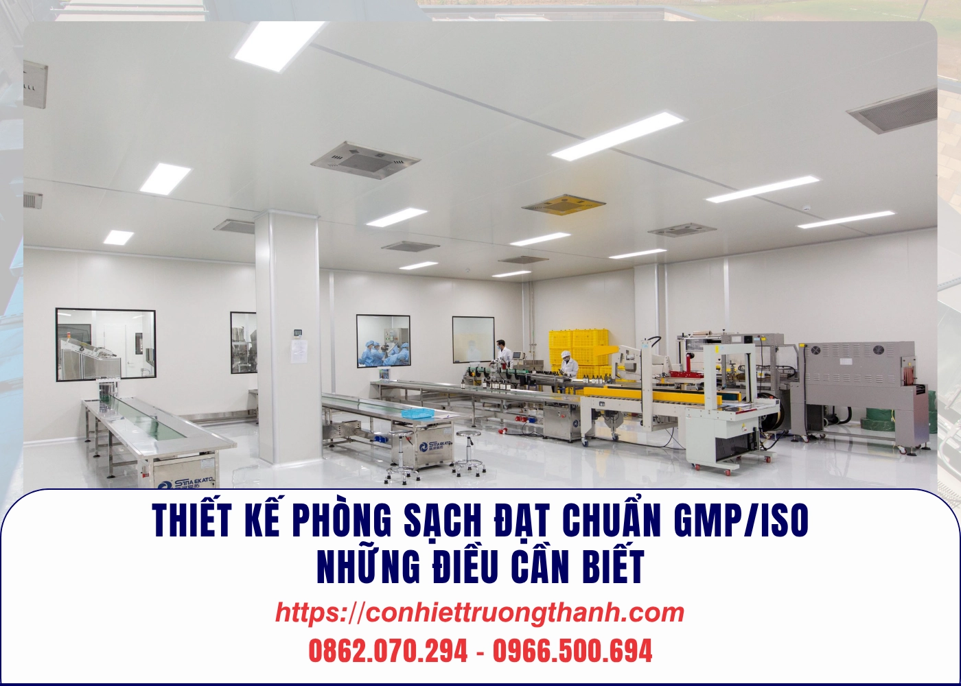 thiết kế phòng sạch đạt chuẩn gmpiso – những điều cần biết