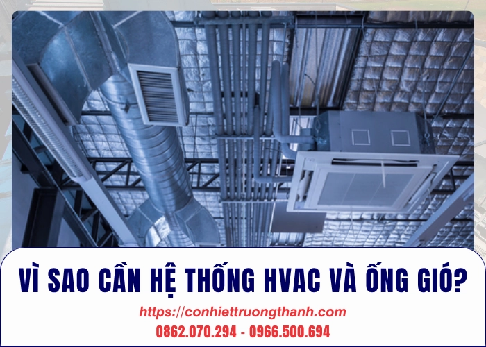 vì sao cần hệ thống hvac và ống gió