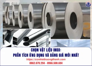 chọn vật liệu inox phân tích ứng dụng và bảng giá mới nhất