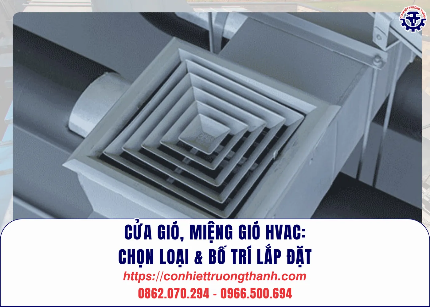 cửa gió, miệng gió hvac chọn loại & bố trí lắp đặt