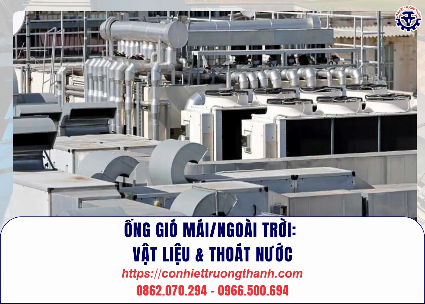 Ống gió máingoài trời vật liệu & thoát nước