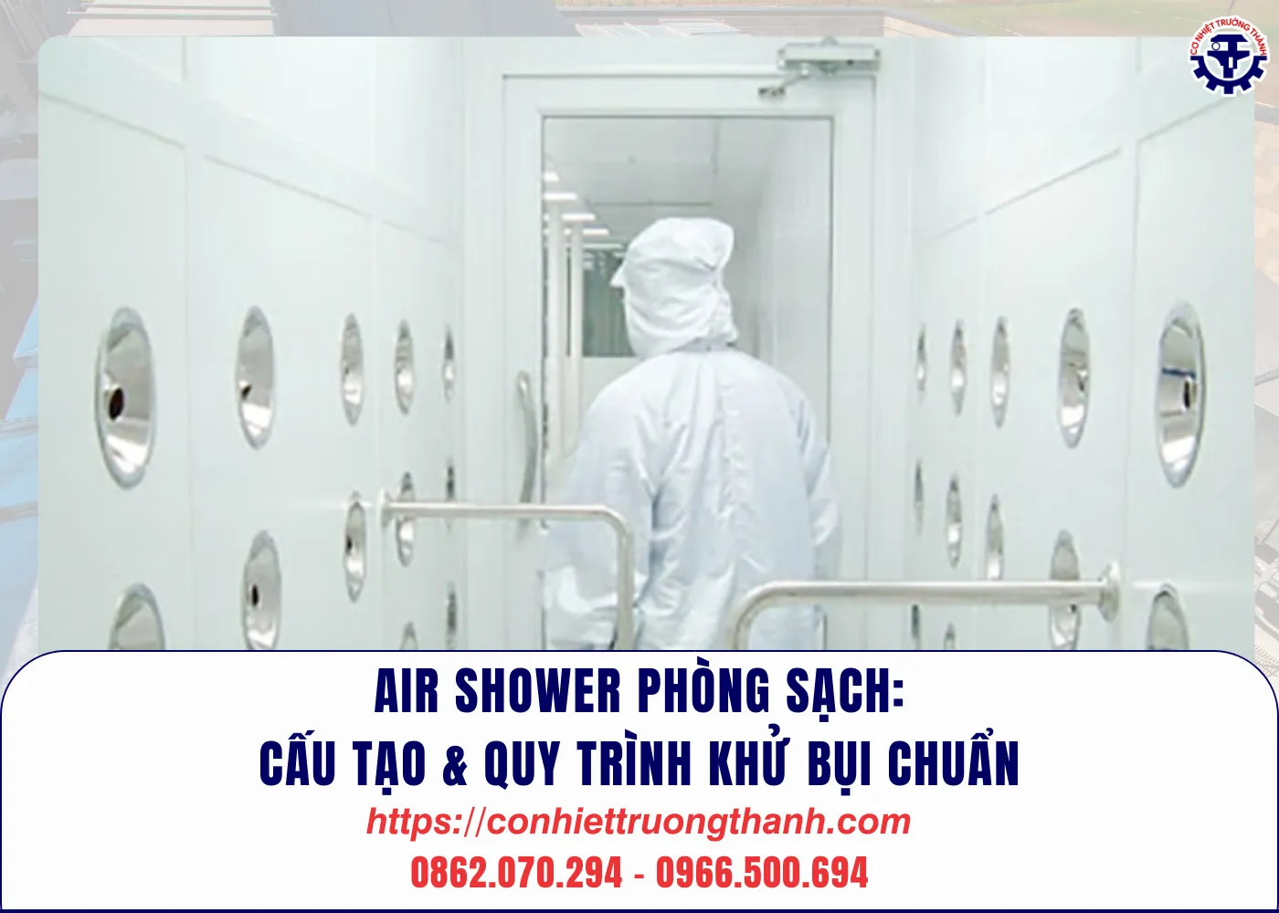 air shower phòng sạch cấu tạo & quy trình khử bụi chuẩn