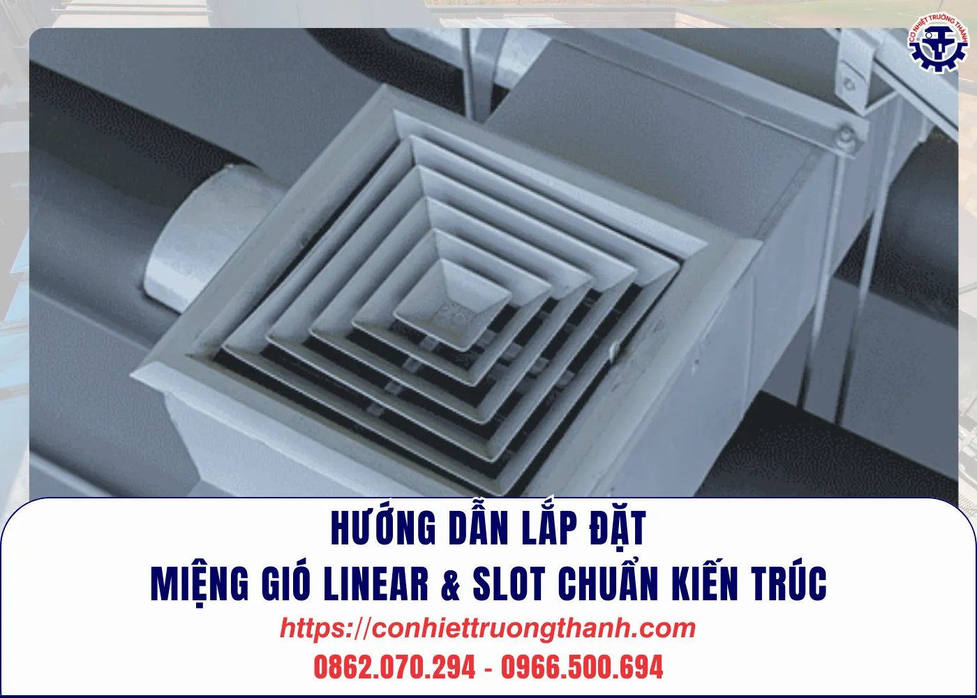 hướng dẫn lắp Đặt miệng gió linear & slot chuẩn kiến trúc