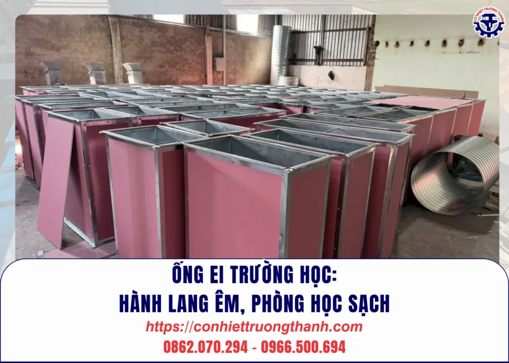 Ống ei trường học hành lang êm, phòng học sạch