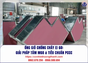 Ống gió chống cháy ei 60 giải pháp tấm mgo & tiêu chuẩn pccc