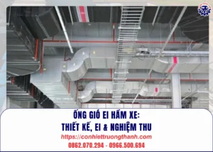 Ống gió ei hầm xe thiết kế, ei & nghiệm thu