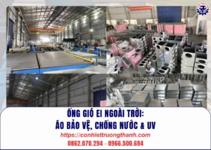 Ống gió ei ngoài trời áo bảo vệ, chống nước & uv