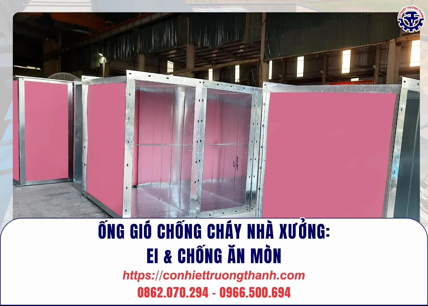 Ống gió chống cháy nhà xưởng ei & chống ăn mòn