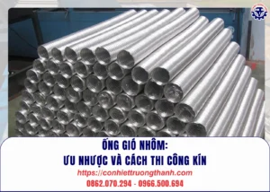 Ống gió nhôm ưu nhược và cách thi công kín