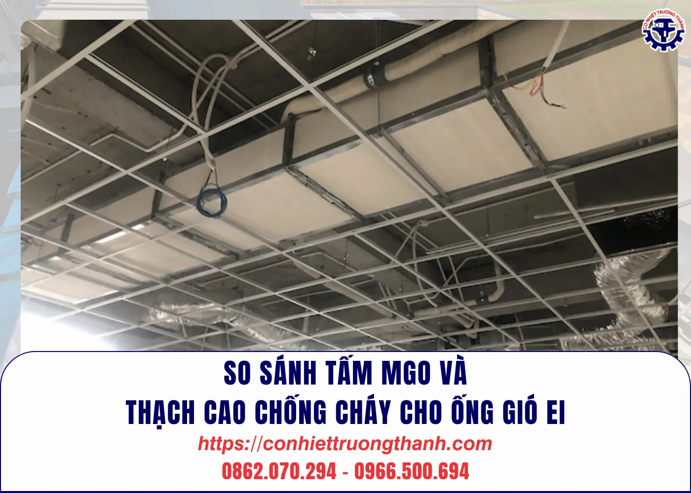 so sánh tấm mgo và thạch cao chống cháy cho Ống gió ei