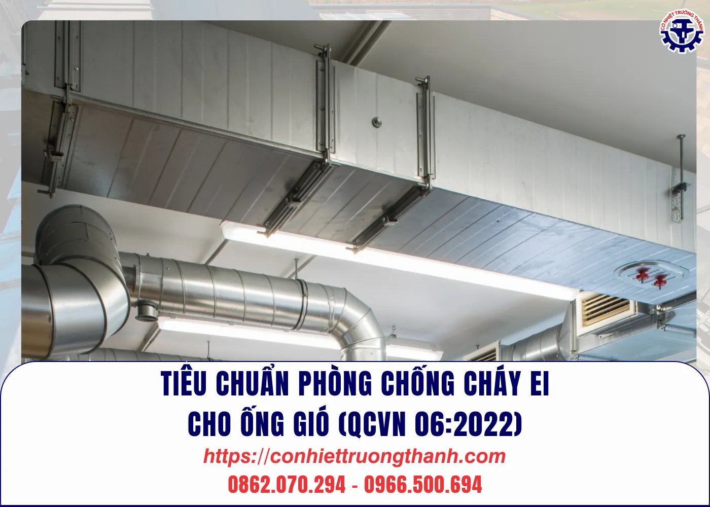 tiêu chuẩn phòng chống cháy ei cho Ống gió (qcvn 062022)