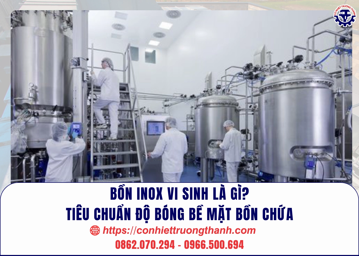 bồn inox vi sinh là gì tiêu chuẩn độ bóng bề mặt bồn chứa