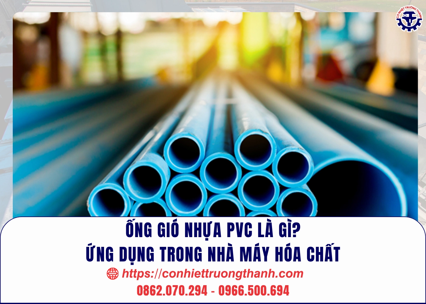 Ống gió nhựa pvc là gì Ứng dụng trong nhà máy hóa chất