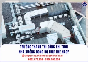 trường thành thi công khí tươi nhà xưởng đồng bộ như thế nào