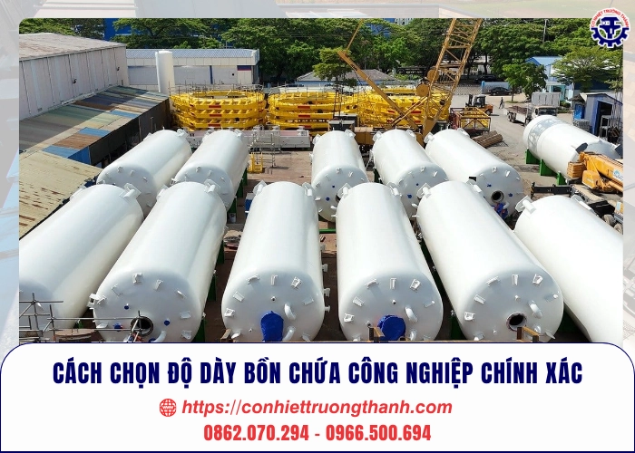 cách chọn độ dày bồn chứa công nghiệp chính xác