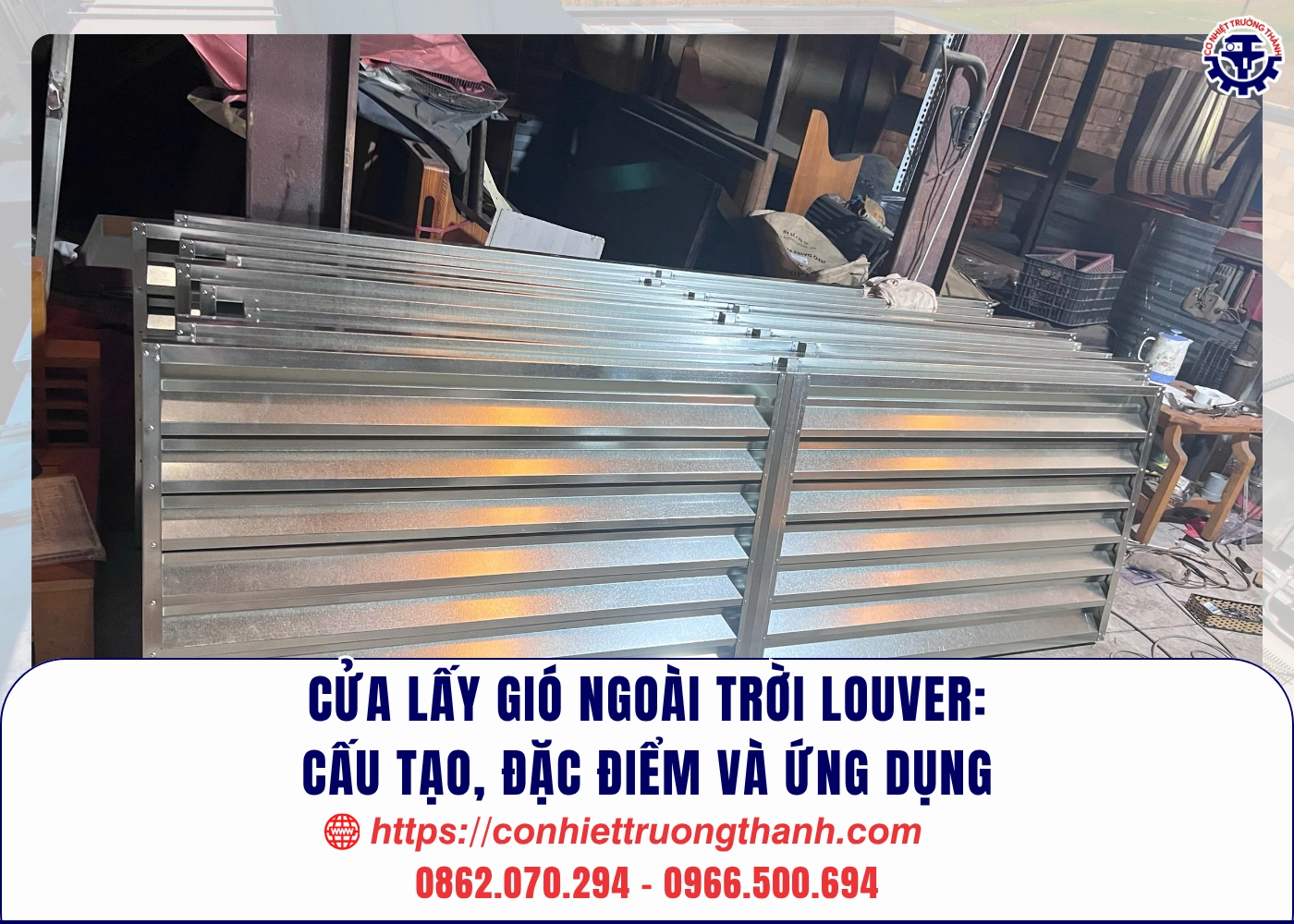 cửa lấy gió ngoài trời louver cấu tạo, đặc điểm và ứng dụng