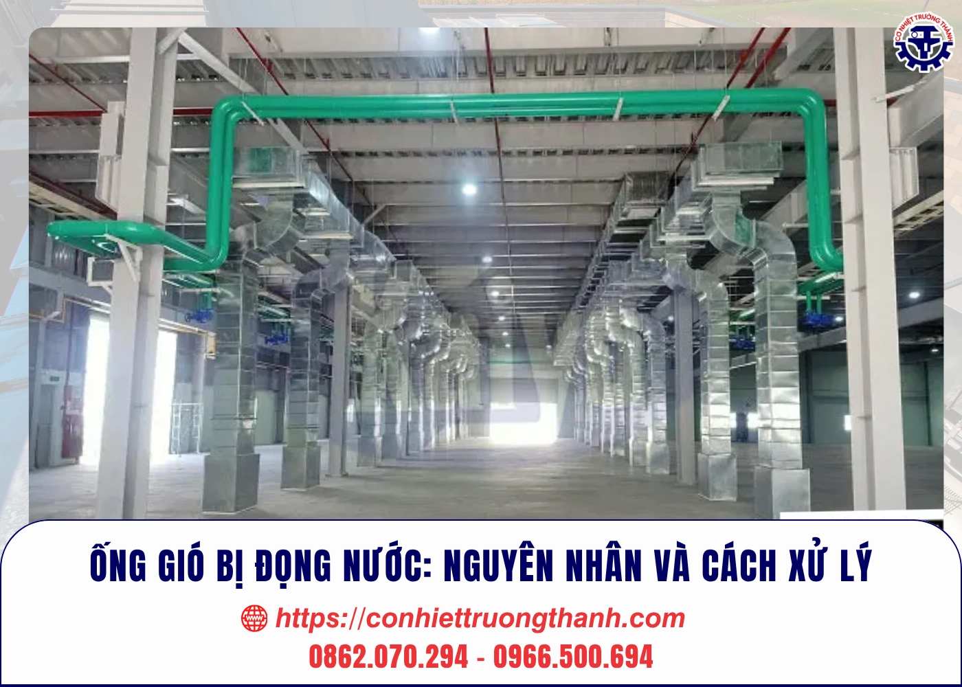 Ống gió bị đọng nước nguyên nhân và cách xử lý