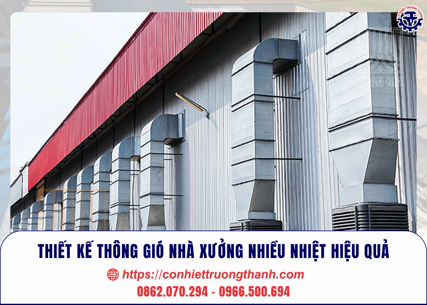 thiết kế thông gió nhà xưởng nhiều nhiệt hiệu quả